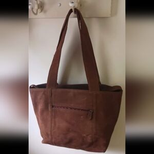 Brown Suede Bag